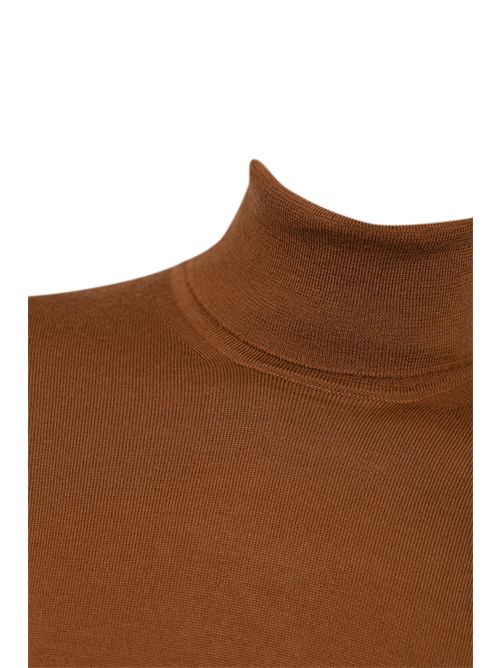 Maglia ciclista basic silm in merinos Tabacco Alpha studio | AU-3012G1008